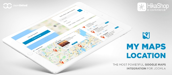 Joomla My Maps Location For Hikashop Extension