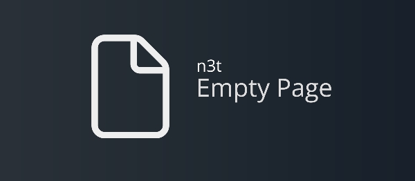 Joomla N3t Empty Page Extension