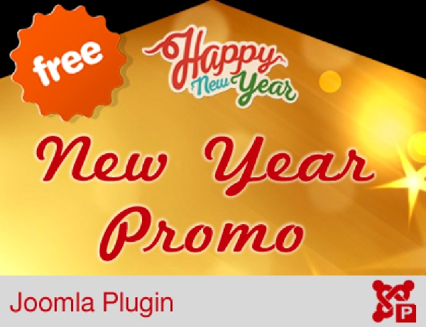 Joomla New Year Promo Anywhere Extension