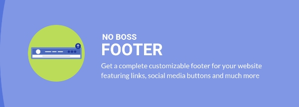 Joomla No Boss Footer Extension