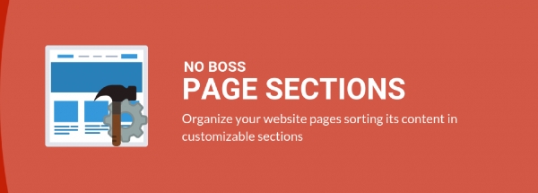 Joomla No Boss Page Sections Extension