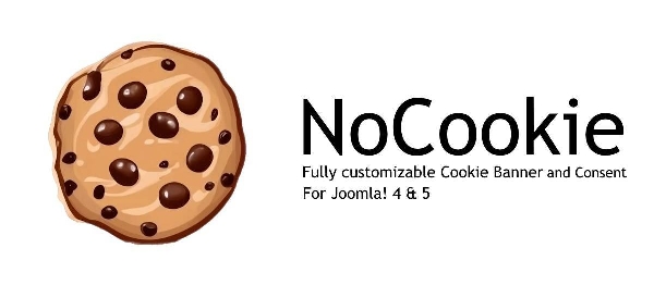 Joomla NoCookie - Fully Customizable Cookie Banner Extension