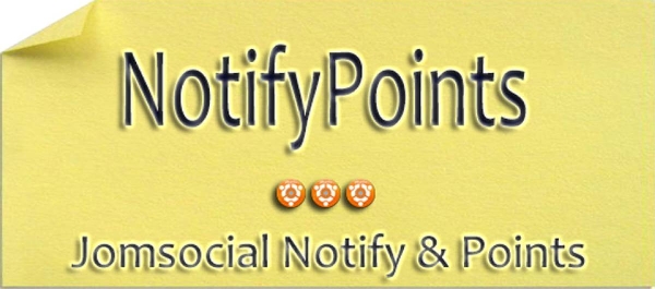 Joomla NotifyPoints Extension