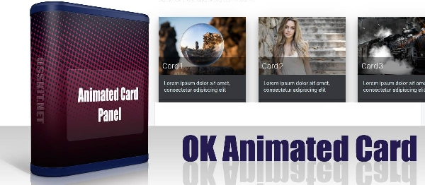 Joomla OK  Animated Card Panel Extension