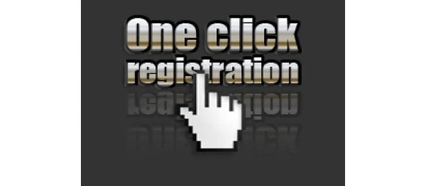 Joomla One Click Registration Extension