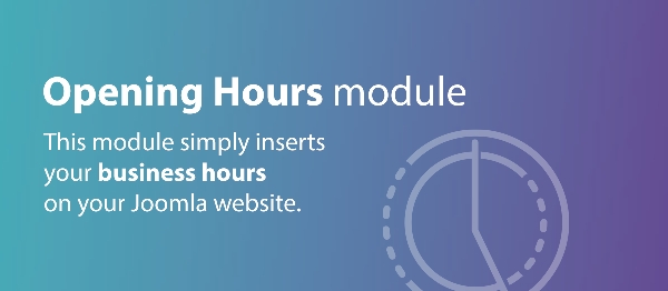 Joomla Opening Hours Extension