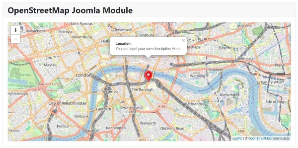 Joomla OpenStreet Map  Extension