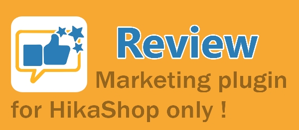 Joomla Order Review For HikaShop Extension