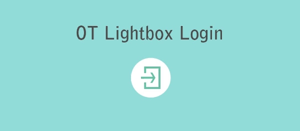 Joomla OT Lightbox Login Extension