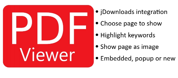 Joomla PDFviewer Extension