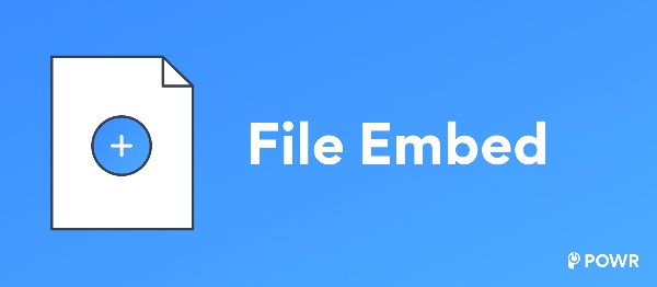 Joomla POWR File Embed Extension