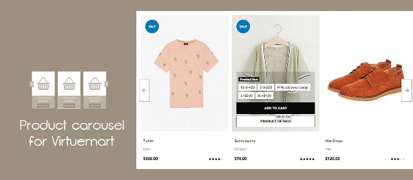 Joomla Products Carousel For Virtuemart Extension