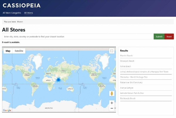 Joomla PS Advance Store Locator Google Map Extension