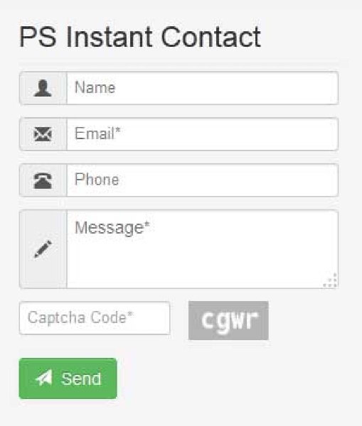 Joomla PS Instant Contact Extension