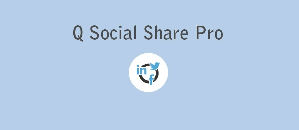 Joomla Q Social Share Pro Extension