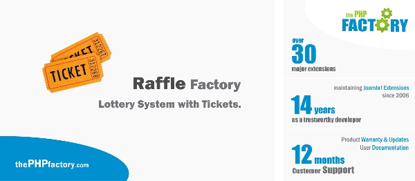 Joomla Raffle Factory Extension