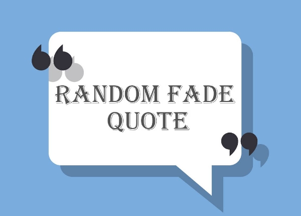 Joomla Random Fade Quote Extension