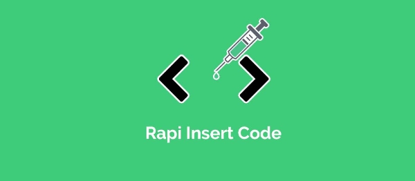 Joomla Rapi Insert Code Extension