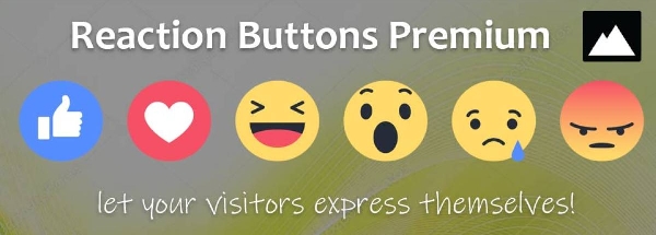 Joomla Reaction Buttons Premium For K2 Extension