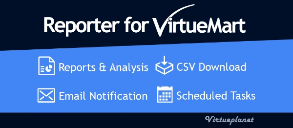 Joomla Reporter For VirtueMart Extension