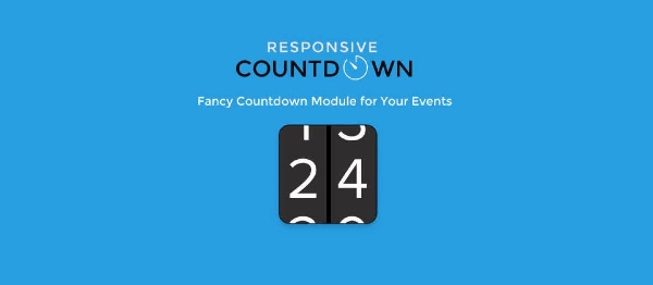 Joomla Responsive Countdown Extension