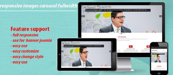Joomla Responsive Images Carousel Fullwidth Extension