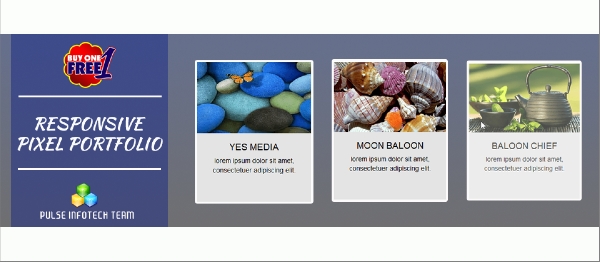 Joomla Responsive Pixel Portfolio Extension