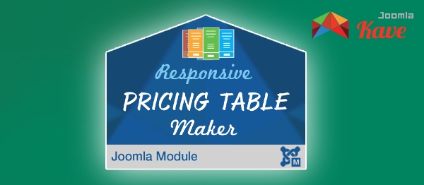 Joomla Responsive Pricing Table Maker Extension