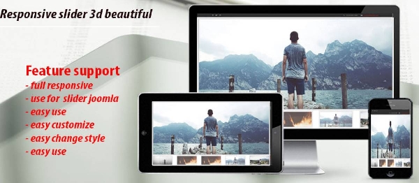 Joomla Responsive Slider 3d Beautiful Extension