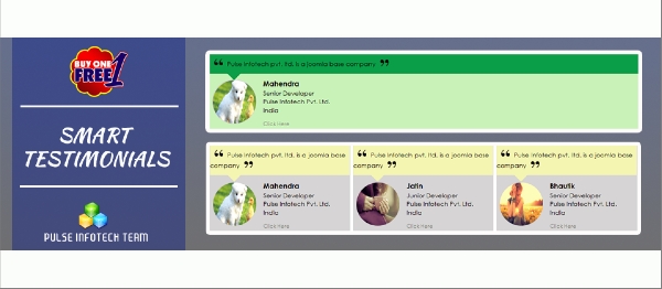 Joomla Responsive Smart Testimonial Extension