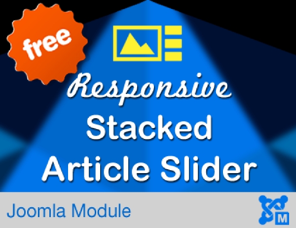 Joomla Responsive Stacked Article Slider Extension