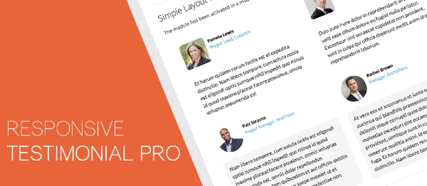 Joomla Responsive Testimonials Pro Extension