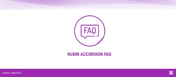 Joomla Ruxin Accordion FAQ Extension