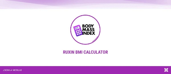 Joomla Ruxin BMI Calculator Extension