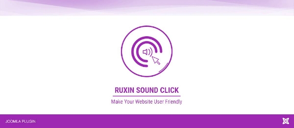 Joomla Ruxin Sound Click Extension