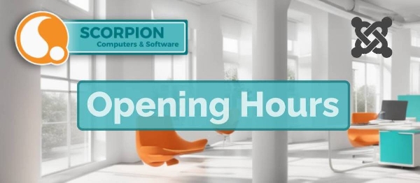 Joomla Scorpion Opening Hours Extension