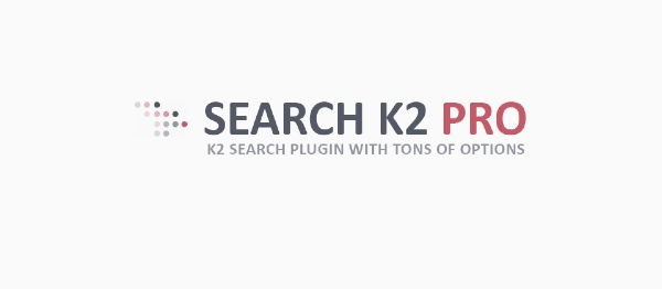 Joomla Search K2 Pro Extension