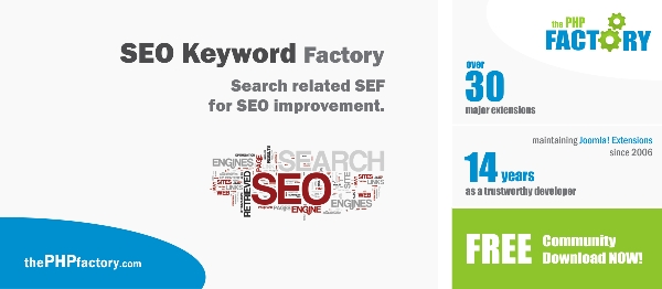 Joomla SEO Keyword Factory Extension