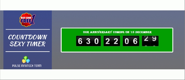 Joomla Sexy Countdown Timer Extension