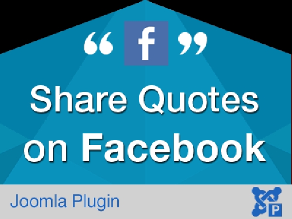 Joomla Share Quotes On Facebook Extension