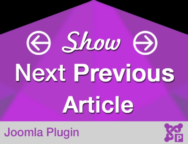 Joomla Show Next Previous Article Extension