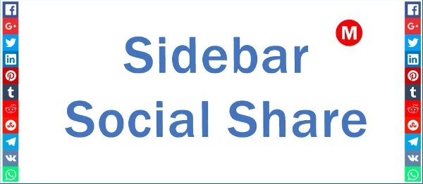 Joomla Sidebar Social Share Extension