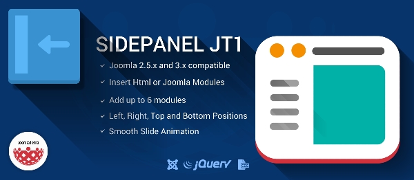 Joomla SidePanel JT1 Extension