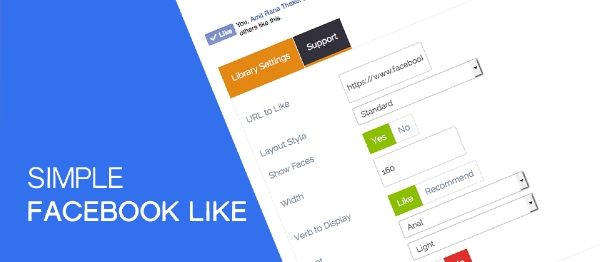 Joomla Simple Facebook Like Extension