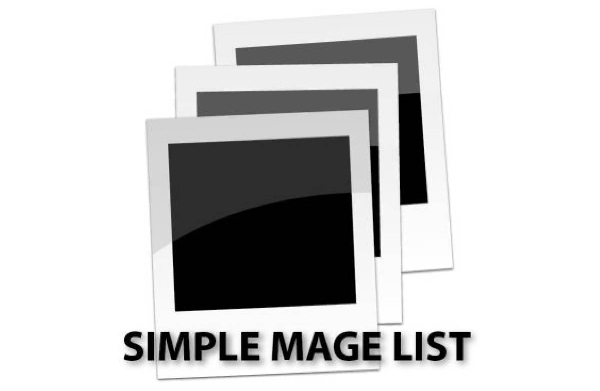 Joomla Simple Image List Extension