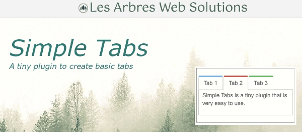 Joomla Simple Tabs Extension