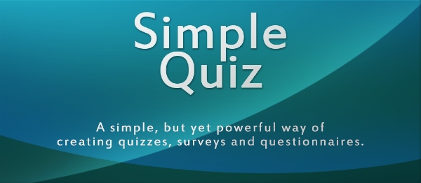 Joomla SimpleQuiz Extension