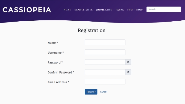 Joomla Simplify Registration Form, Remove Fields Extension