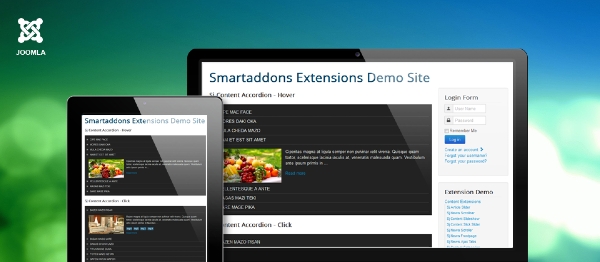 Joomla SJ Content Accordion Extension