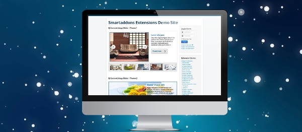 Joomla SJ Content Mega Slider Extension